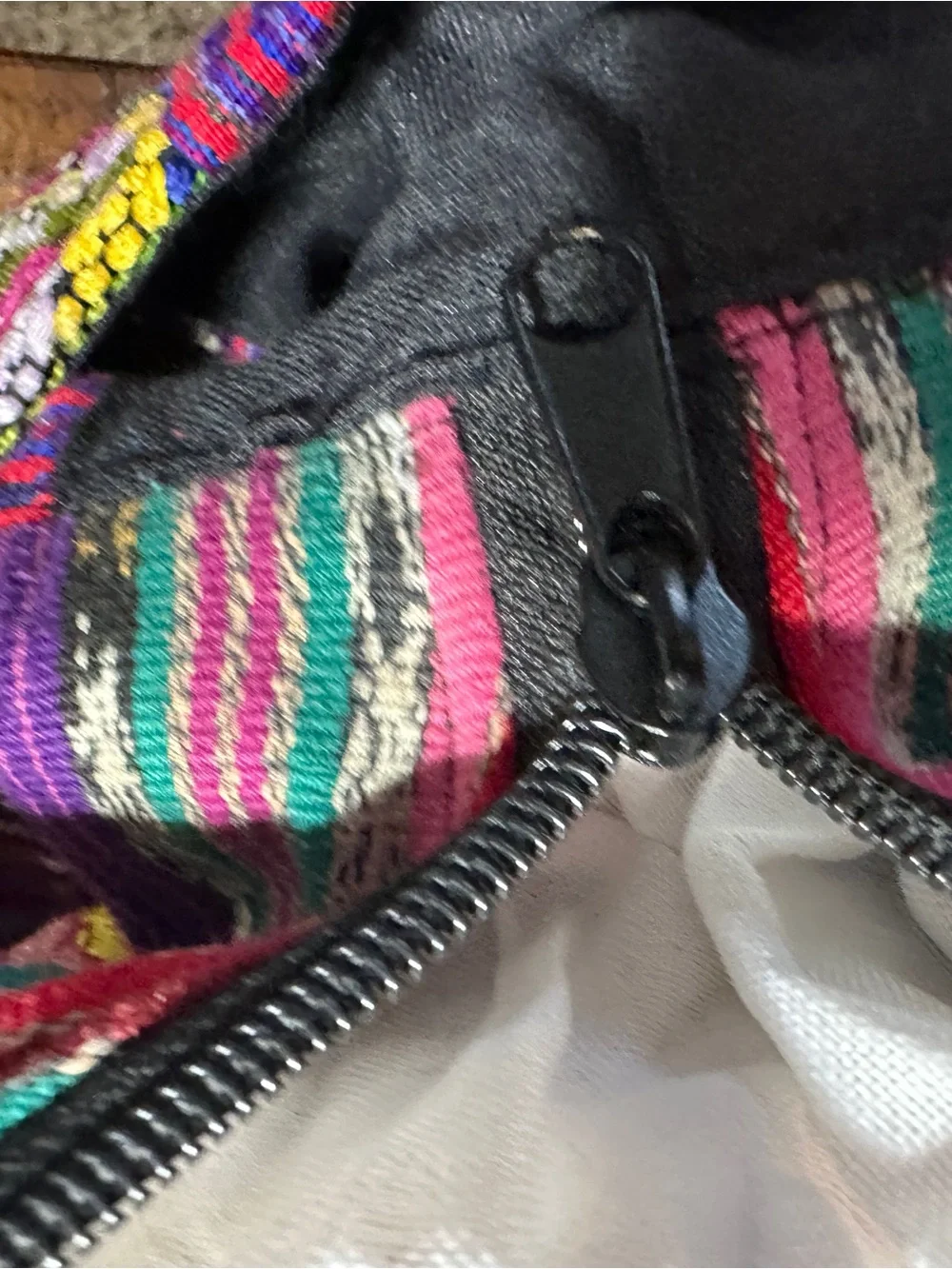 Handmade Multicolor Cotton Patchwork Hobo Bag